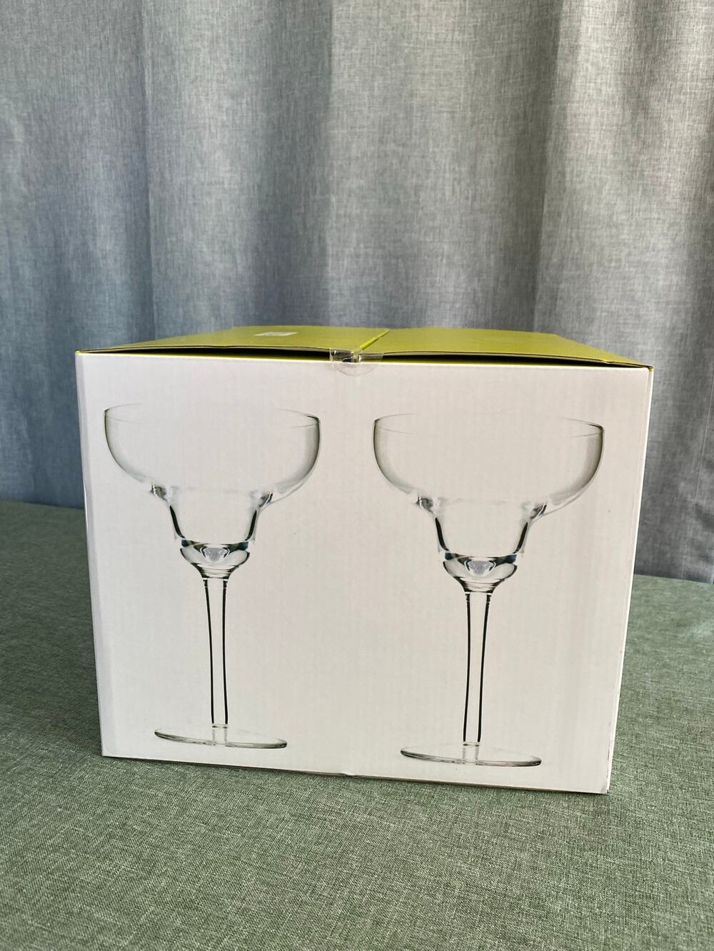 True Sorbo Lead Free Crystal Margarita Glasses 10 oz Set of 4 NIB
